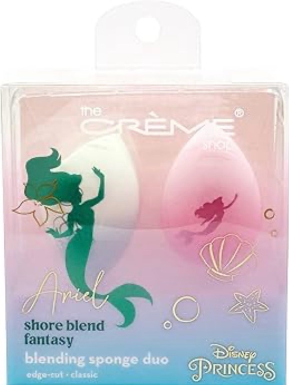 The Crème Shop x Disney Ariel Makeup Sponge Set